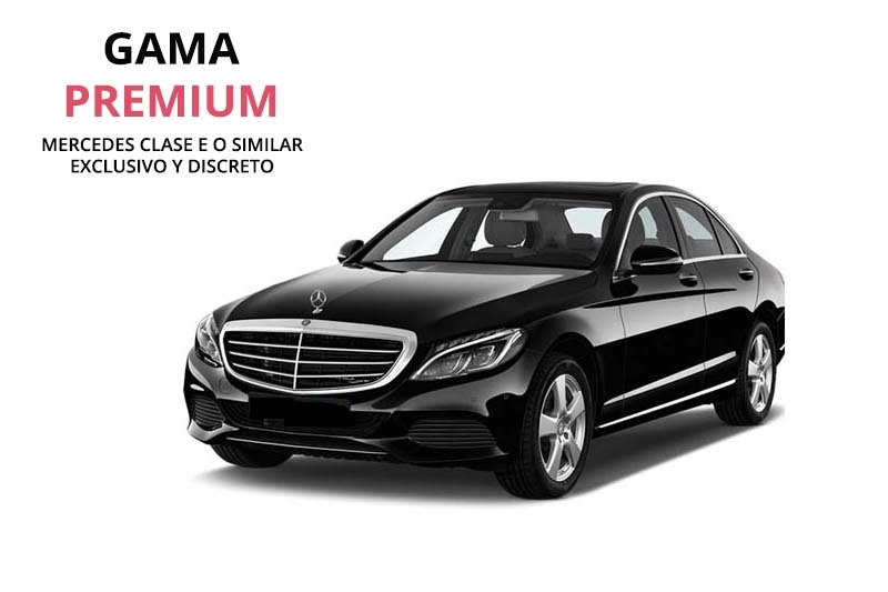 Private car rental with luxury driver in Mercedes E class in Ibiza